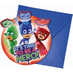 Miramarket PJ MASKS PIDJAMERSI VABILO 6 kosov. ROJSTNI DAN