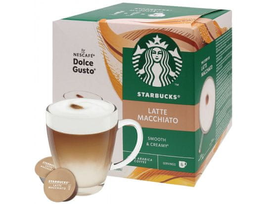 Starbucks STARBUCKS Kava v kapsulah Latte Macchiato, združljiva z Dolce Gusto