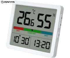 Manta MTO001W WINDY brezžični termometer, higrometer, namizni / stenski, temperatura, vlažnost