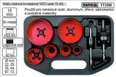 YATO  set bimetalnih vrtalnih posod 8 delov 22-73 mm