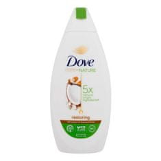 Dove Care By Nature Restoring Shower Gel negovalen, vlažilen in obnovitveni gel za prhanje 400 ml za ženske