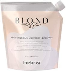 Inebrya Puder za posvetlitev las z nevtralnimi pigmenti in glino Blondesse (Free Style Clay Lightener - Baya