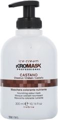 Inebrya Maska za lase KroMask Chestnut (Nourishing Colour Mask) 300 ml