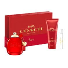 Coach Love - EDP 90 ml + tělové mléko 100 ml + EDP 7,5 ml