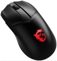 MSI Gaming Mouse CLUTCH GM41 Lightweight Wireless/ brezžična/ polnilna/ 20.000 dpi/ RGB osvetlitev/ 6 gumbov/ USB