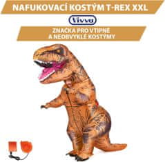 JOJOY® Napihljiv kostum, XXL Dinozaver T- Rex, Noč čarovnic, Maškare, UFOMAN | TREXCOS