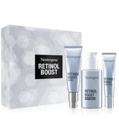 Neutrogena Retinol Boost Set nočna krema za obraz Retinol Boost Night Cream 50 ml + dnevni serum za obraz Retinol Boost Serum 30 ml + krema za področje okoli oči Retinol Boost Eye Cream 15 ml unisex