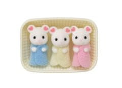 Sylvanian Families Baby Marshmallow Mouse Triplets