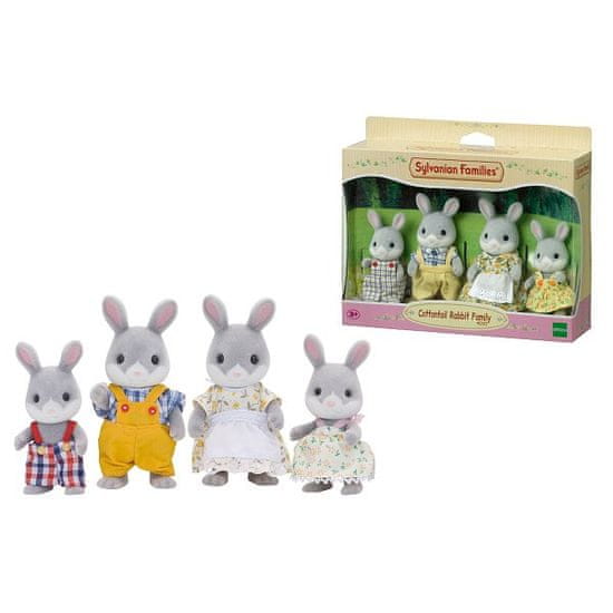 Sylvanian Families Družina sivih zajcev