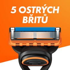 Gillette darilni set: britvica Fusion + gel Fusion 200 ml