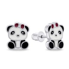 Brilio Silver Originalni srebrni uhani Panda EA817W