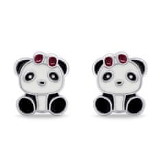 Brilio Silver Originalni srebrni uhani Panda EA817W