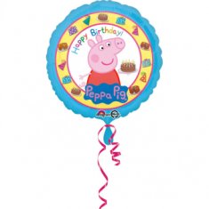 Miramarket PEPPA PEILLY PIG BALLON, KROŽNI 43cm ~ 18"