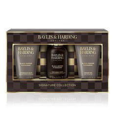 Baylis & Harding Darilni set za nego telesa Black Pepper & Ginseng 3 kosi