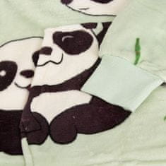 CoZy Hoodie odeja z rokavi - Panda