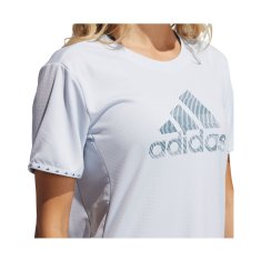 Adidas Majice obutev za trening svetlo modra S Wmns Badge OF Sport Necessi