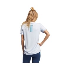 Adidas Majice obutev za trening svetlo modra S Wmns Badge OF Sport Necessi