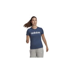 Adidas Majice obutev za trening mornarsko modra XS Essentials Slim Logo Tee