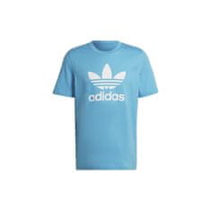 Adidas Majice obutev za trening modra L Trefoil Tshirt