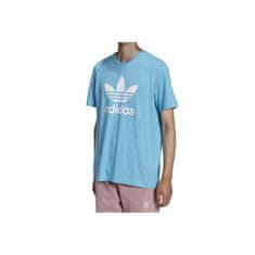 Adidas Majice obutev za trening modra L Trefoil Tshirt