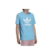 Adidas Majice obutev za trening modra L Trefoil Tshirt