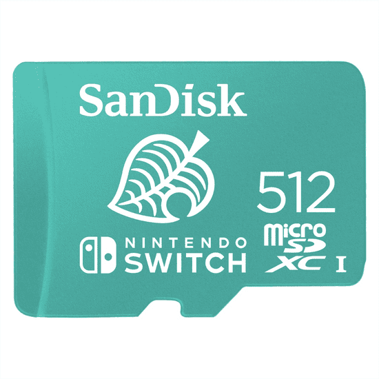 SanDisk Nintendo Switch micro SDXC 512GB 100MB/s A1 C10 V30 UHS-1 U4