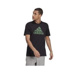 Adidas Majice obutev za trening črna S Graphic Tee