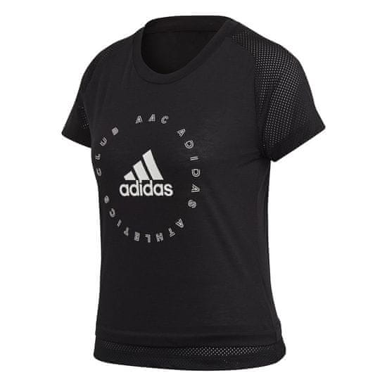 Adidas Majice obutev za trening črna Slim Graphic