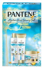 Pantene Pro-V Miracles Hydra Glow Set: maska za lase 300 ml, šampon 250 ml in balzam 160 ml