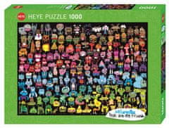 Heye Puzzle Pisala so moji prijatelji: Doodle Rainbow 1000 kosov