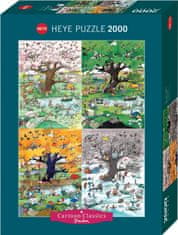 Heye Puzzle Cartoon Classics: Štirje letni časi 2000 kosov