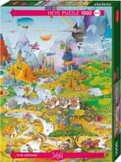 Heye Puzzle Cartoon Classics: Idila ob jezeru 1000 kosov