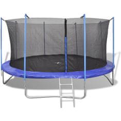 Vidaxl Trampolin 5-delni komplet 3,66 m