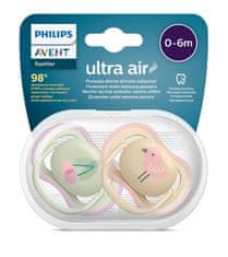 Philips Avent Ultra zračna plenica slika 0-6m deklica (češnja), 2 kosa