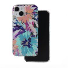 Onasi Silikonski ovitek Flower Fantasy za Samsung Galaxy S24 5G - mint