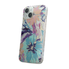 Onasi Silikonski ovitek Flower Fantasy za iPhone 16 - mint