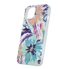 Onasi Silikonski ovitek Flower Fantasy za iPhone 16 - mint