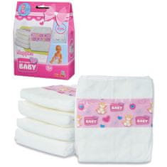 Simba SIMBA Novorojen Baby Pampers Pampers 5pc za Baby Doll