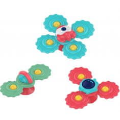 WOOPIE  Teether Spinner s priseskom Set 3