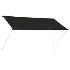 Vidaxl Zložljiva tenda 250x150 cm antracit