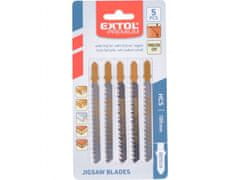 Extol Premium Rezine za sabljasto žago 5ks, 75x4,0mm, HCS