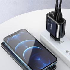 Mcdodo MCDODO HITRI POLNILEC ZA TELEFON 2X USB USB-C PD 20W METER