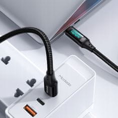 Mcdodo MCDODO KABEL Z ZASLONOM USB-C HITRO POLNJENJE USB TIPA C 5A 100W 1M