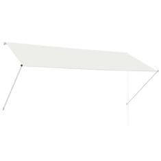 Vidaxl Zložljiva tenda 300x150 cm krem