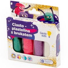 Polesie Cake-Plasticine Otroški set plastelina 4 barve z bleščicami