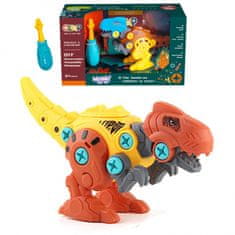 WOOPIE  Dinozaver Twister Tyrannosaurus Gradbeni set v škatli + vijačnik