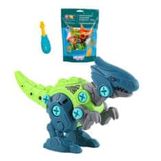 WOOPIE  Dinozaver Torsion Raptor Gradbeni set + vijačnik