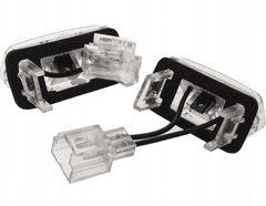 CO2 KOMPLET LUČI LED ZA OSVETLITEV REGISTRSKE TABLICE, AUTOTUNE, ZA CITROEN BERLINGO I, BERLINGO II B9, C3 I, C3 PICASSO, C3 II, C4 I, C4 PICASSO, C5 I, C5 II, DS4, JUMPY IV, SAXO, SPACETOURER, XSARA I, X