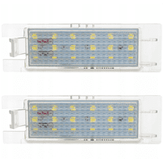 CO2 KOMPLET LUČI LED ZA OSVETLITEV REGISTRSKE TABLICE, AUTOTUNE, ZA OPEL VECTRA C SEDAN, TIGRA B TWINTOP, ASTRA III H, ASTRA IV J, CORSA C, CORSA D, INSIGNIA, ZAFIRA B