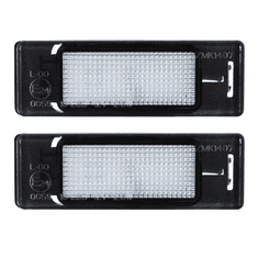 CO2 KOMPLET LUČI LED ZA OSVETLITEV REGISTRSKE TABLICE, AUTOTUNE, ZA PEUGEOT 1007, 106 II, 207, 207 CC, SW, PEUGEOT 3008, PEUGEOT 307, PEUGEOT 307, PEUGEOT 308, PEUGEOT 406, PEUGEOT 407, PEUGEOT 508, PEUGE